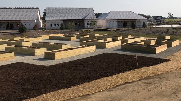 Pulte Kimblewick Community Garden Construction Installation Real Estate Project