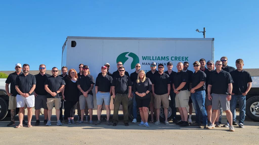 Williams Creek Management Internal Team Photo