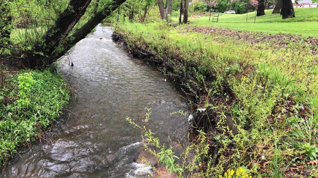 Revina Park / Bowman Creek Bank Stabilization Construction Project